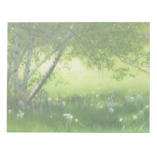 Frühlingsdaffodien Notizblock