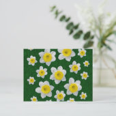 Frühlingsdaffodien Postkarte (Stehend Vorderseite)