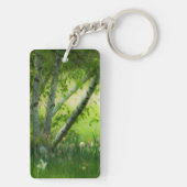 Frühlingsdaffodien Schlüsselanhänger (Rückseite)