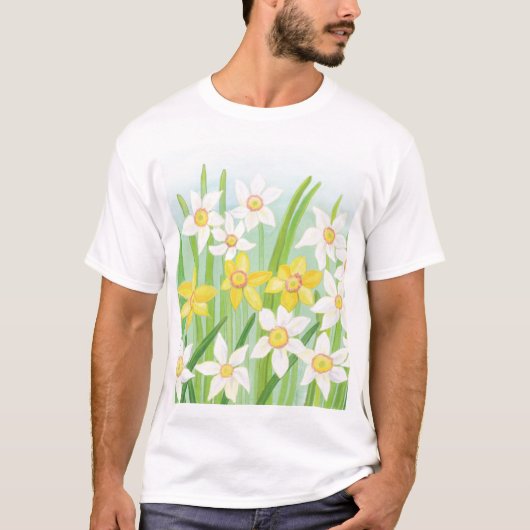 Frühlingsdaffodien T-Shirt (Vorderseite)