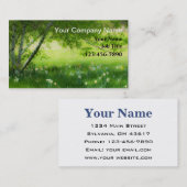 Frühlingsdaffodien Visitenkarte (Vorne/Hinten)