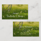 Frühlingsdaffodien Visitenkarte (Vorne/Hinten)