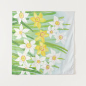 Frühlingsdaffodien Wandteppich (Vorderseite (Horizontal))