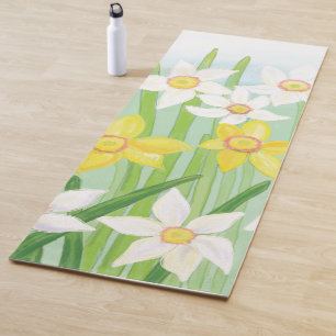 Frühlingsdaffodien Yogamatte