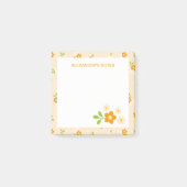 Frühlingsdahlien Blumensträuße Personalisiert Post-it Klebezettel (Vorderseite)