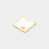 Frühlingsdahlien Blumensträuße Personalisiert Post-it Klebezettel (angewinkelt)