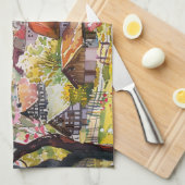 Frühlingsdorf Geschirrtuch (Viertel Falte)