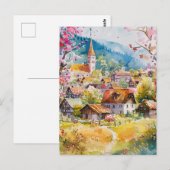 Frühlingsdorf Postkarte (Vorne/Hinten)