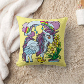 Frühlingsdüdel und Einhorn Kissen (Decke)