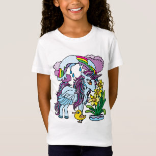 Frühlingsdüdel und Einhorn T-Shirt