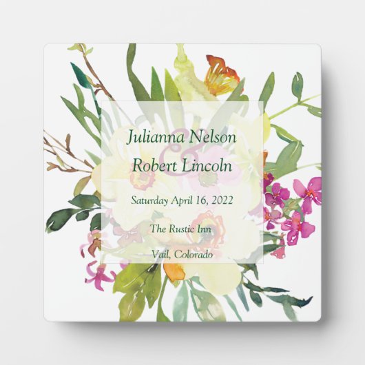 Frühlingsduft Fotoplatte (Vorderseite)