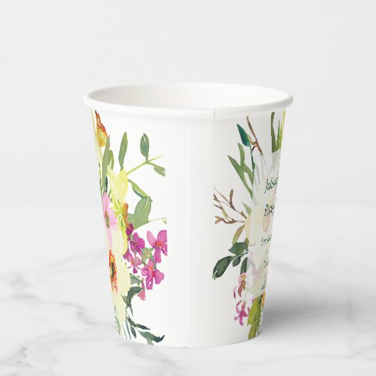 Frühlingsduft Pappbecher (Rechts)