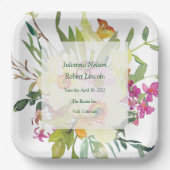 Frühlingsduft Pappteller (Vorderseite)