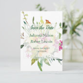 Frühlingsduft Save the Date Einladung (Stehend Vorderseite)