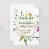 Frühlingsduft Save the Date Einladung (Vorne/Hinten)