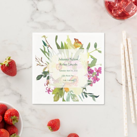 Frühlingsduft Serviette (Beispiel)