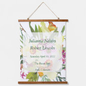 Frühlingsduft Wandteppich Mit Holzrahmen (Vorderseite)