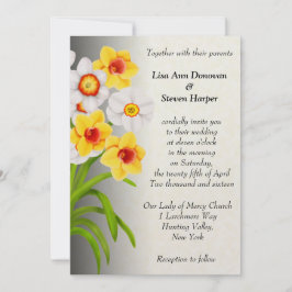 Frühlingsdüree Blume Hochzeit Einladung