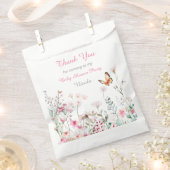 Frühlingsdusche aus tiefrosa Schmetterling Geschenktütchen (Ausgeschnitten)