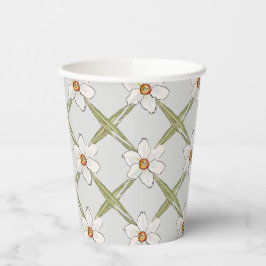 Frühlingsdusche Blume Babydusche Pappbecher