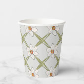 Frühlingsdusche Blume Babydusche Pappbecher (Vorderseite)