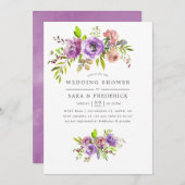 Frühlingsdusche Einladung (Vorne/Hinten)