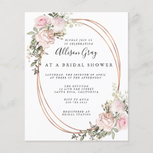 Frühlingsdusche Floral Bridal Einladung