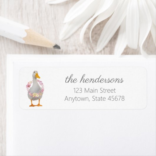 Frühlingsdusche mit Blumenkranz (Insitu)