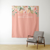 Frühlingsdusche Wasserfarbenflora Wandteppich (Beispiel)