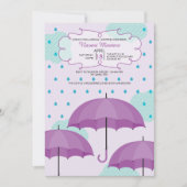 Frühlingsduschen Brautparty Einladung (Vorderseite)