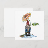 Frühlingsduschen Einladung (Vorne/Hinten)