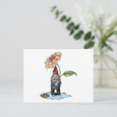 Frühlingsduschen Feiertagspostkarte (Stehend Vorderseite)