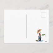 Frühlingsduschen Feiertagspostkarte (Rückseite)