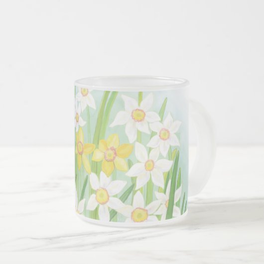 Frühlingsdüster im Blumengarten Mattglastasse (VorderseiteRechts)