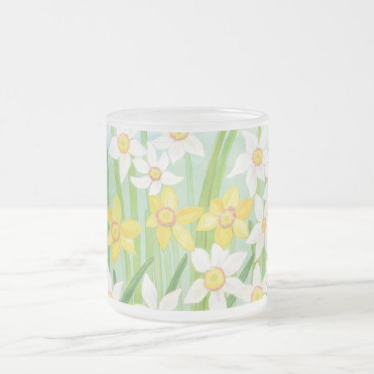 Frühlingsdüster im Blumengarten Mattglastasse (Mittel)