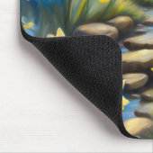 Frühlingsdüster Smoky Mountains Wildblumen Mousepad (Ecke)