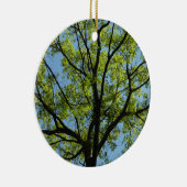 Frühlingseichenbaum Lebendige Natur Keramikornament (Rechts)