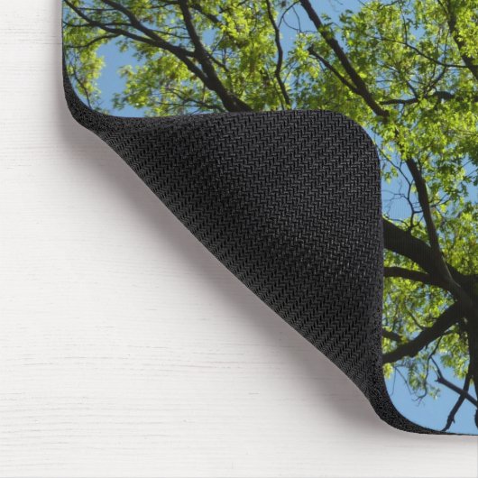 Frühlingseichenbaum Lebendige Natur Mousepad (Ecke)