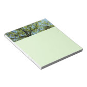 Frühlingseichenbaum Lebendige Natur Notizblock (angewinkelt)