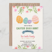 Frühlingseier jagen Geburtstagseinladung Einladung (Vorne/Hinten)