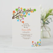 Frühlingseinladung Einladung (Stehend Vorderseite)