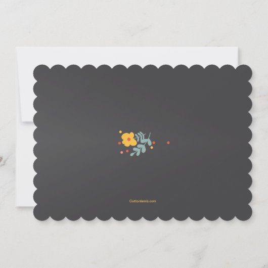 Frühlingseinladung Einladung (Rückseite)