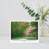 Frühlingsergebenheit Postkarte (Stehend Vorderseite)