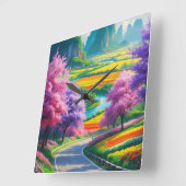 "Frühlingsergebenheit - Zeitlose Uhr des Blumenweg (Winkel)