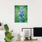 Frühlingserie Blume (Traubenreste) Poster (Heimbüro)