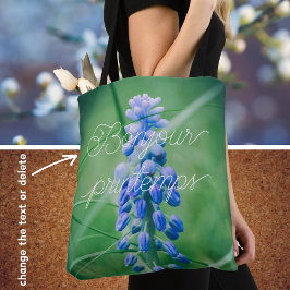 Frühlingserie Blume (Traubenreste) Tasche