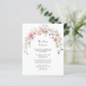 Frühlingserie Wildblumen Rosa Weiße Hochzeiten Det (Stehend Vorderseite)