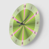 Frühlingserkrankung Große Wanduhr (Winkel)