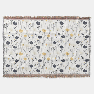 Frühlingserlebnis in Beige und Orange Decke