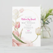 Frühlingserlebnis Muttertagsbrunch Einladung (Stehend Vorderseite)